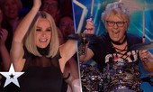 Giám khảo Britain’s Got Talent sững sờ trước màn chơi trống đỉnh cao của cụ bà 76 tuổi