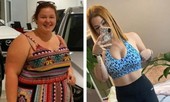 Chia tay gã bạn trai “độc hại”, cô gái này giảm tới... 76 kg và sẵn sàng thi Hoa hậu