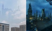 Nóng trên mạng: Trường Hogwarts của Harry Potter lơ lửng trên bầu trời Trung Quốc?