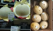 Bà cụ chỉ dùng ngón tay để chọc thủng 13 quả dưa siêu đắt ở Nhật, cố tình làm cho dưa bị ế