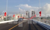 Thông xe cầu vượt trị giá 175 tỷ đồng ở thành phố Bắc Giang