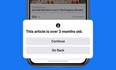 Facebook bổ sung tính năng cảnh báo người dùng khi chia sẻ các bài báo cũ
