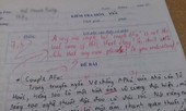 Sử dụng tiếng Anh trong bài kiểm tra Văn, nam sinh bị cô giáo “đáp trả” cực gắt