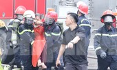 Diễn tập giải cứu 200 người trong đám cháy nhà hàng tiệc cưới ở Sài Gòn
