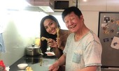 Hoài Sa về nhà Trọng Hiếu dự tiệc tất niên sau khi công khai tình cảm