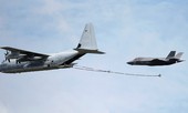 Chiến đấu cơ F-35B rơi sau khi va chạm lúc tiếp nhiên liệu trên không