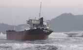 Cứu hộ các thuyền viên tàu hàng bị mắc cạn trên biển