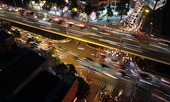 Cầu vượt 'trăm tỷ' và những nút giao thông nhiều tầng Hà Nội nhìn về đêm