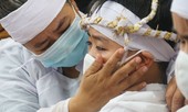 Nghẹn ngào giây phút tiễn đưa chiến sĩ công an Đà Nẵng hy sinh khi làm nhiệm vụ