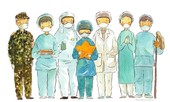 Cảm động với hình ảnh những anh hùng thầm lặng trong mùa dịch qua nét vẽ của các bạn trẻ