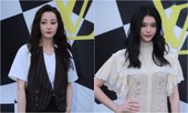 “Con dâu vua sòng bạc” Ming Xi và Địch Lệ Nhiệt Ba bị chê xuống sắc khi dự sự kiện