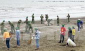 Chung tay làm sạch bãi biển Đồ Sơn, trao tặng khu vui chơi thiếu nhi