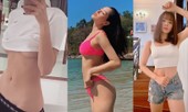 Ngọc Trinh đăng clip mặc nội y, loạt sao Việt hở bạo khoe body ‘vẫn ổn’ sau Tết