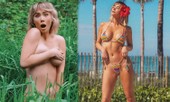 Mỹ nhân Playboy cởi sạch đồ đóng quảng cáo trong rừng gây tranh cãi