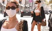 Madison Beer mặc bra bé xíu xuống phố siêu gợi cảm