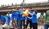 Tổ chức các đội hình khắc phục hậu quả mưa lũ