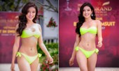 Huyền My mặc bikini, 'đọ' sắc vóc nóng bỏng với thí sinh Miss Grand