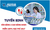Miễn 100% học phí văn bằng 2 Cao đẳng Dược Hà Nội 2017