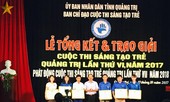 722 sản phẩm đăng ký tham gia cuộc thi Sáng tạo trẻ Quảng Trị