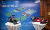 Sinh viên Việt Nam tranh tài cùng sinh viên Anh, Nga trong CK cuộc đua xe tự hành quốc tế