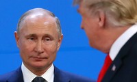 Tổng thống Nga Vladimir Putin và Tổng thống Mỹ Donald Trump tại thượng đỉnh G20 ở Argentina năm 2018. (Ảnh: Reuters)