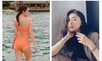 Phạm Quỳnh Anh diện bikini khoe sắc vóc mẹ 2 con, Ngô Thanh Vân liên tục thả tính trên MXH
