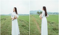 Cô gái 10x duyên dáng trong tà áo dài tinh khôi, giành giải nhất cuộc thi ảnh