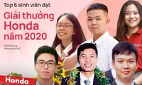 6 sinh viên xuất sắc nhận Giải thưởng Honda 2020