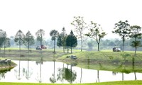 Khung cảnh mùa thu đẹp đến nao lòng của sân Kings Course trong mùa thứ 7 Tiền Phong Golf Championship 2023