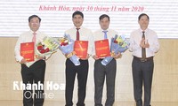 Khánh Hoà bổ nhiệm 4 lãnh đạo Sở Tài nguyên - Môi trường và Sở Xây dựng
