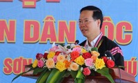 Chủ tịch nước Võ Văn Thưởng dự Ngày hội Đại Đoàn kết toàn dân tộc tại Phú Yên