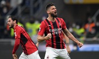 Giroud lập cú đúp, AC Milan hạ Inter đầy kịch tính