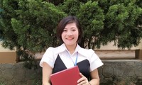 Cô giáo Vũ Thị Hằng, giáo viên trường Tiểu học Châu Lộc, huyện Quỳ Hợp (tỉnh Nghệ An)