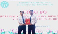 Công bố quyết định bổ nhiệm Giám đốc BHXH tỉnh Phú Thọ