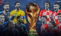 Chung kết World Cup: Pháp và Croatia trên từng trận tuyến 
