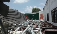 Hậu Giang: Hội trường Ủy ban bất ngờ đổ sập sau 8 tháng khánh thành