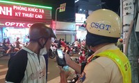 Total alcohol concentration test after a drunk driver hit and killed an 18-year-old female student in Ho Chi Minh City