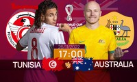 World Cup 2022: Tương quan trước trận Tunisia - Australia, 17 giờ 26/11