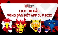 Lịch thi đấu vòng bán kết AFF Cup 2022 