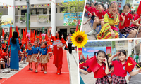 Tween trường Tiểu học Thành Công B (Hà Nội) hào hứng dự lễ khai giảng năm học mới
