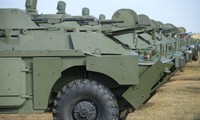 Nga dùng xe trinh sát bọc thép BRDM-2MS huấn luyện binh sĩ tham gia chiến dịch đặc biệt ở Ukraine 