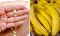 Tên cướp ở Ấn Độ nuốt chửng sợi dây chuyền vàng, bị bắt ăn mấy chục quả chuối để “tống” ra