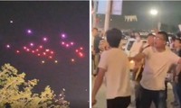 Drone rơi lả tả trong màn trình diễn ánh sáng ở Trung Quốc, khán giả sợ hãi chạy tán loạn