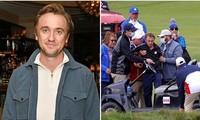 &quot;Malfoy&quot; Tom Felton lần đầu xuất hiện sau lần ngã gục ở sân golf, ngoại hình khá bơ phờ