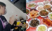 Cậu bé 13 tuổi ở Trung Quốc tự nấu cỗ Tết 20 món, netizen tranh nhau “xí” con rể tương lai