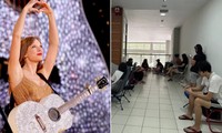 Fan Singapore kê ghế xếp hàng tại bưu điện trước 2 ngày để mua vé concert Taylor Swift