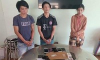 Bắt nhóm đối tượng ma túy tàng trữ súng quân dụng
