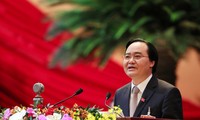 Bộ trưởng Bộ GD&ĐT Phùng Xuân Nhạ. Ảnh: Như Ý