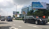 Đoàn xe hộ tống Tổng thống Donal Trump dự APEC tại Đà Nẵng