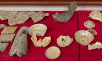 Một số di vật được phát lộ sau đợt khai quật tại chùa Nghĩa Trung
